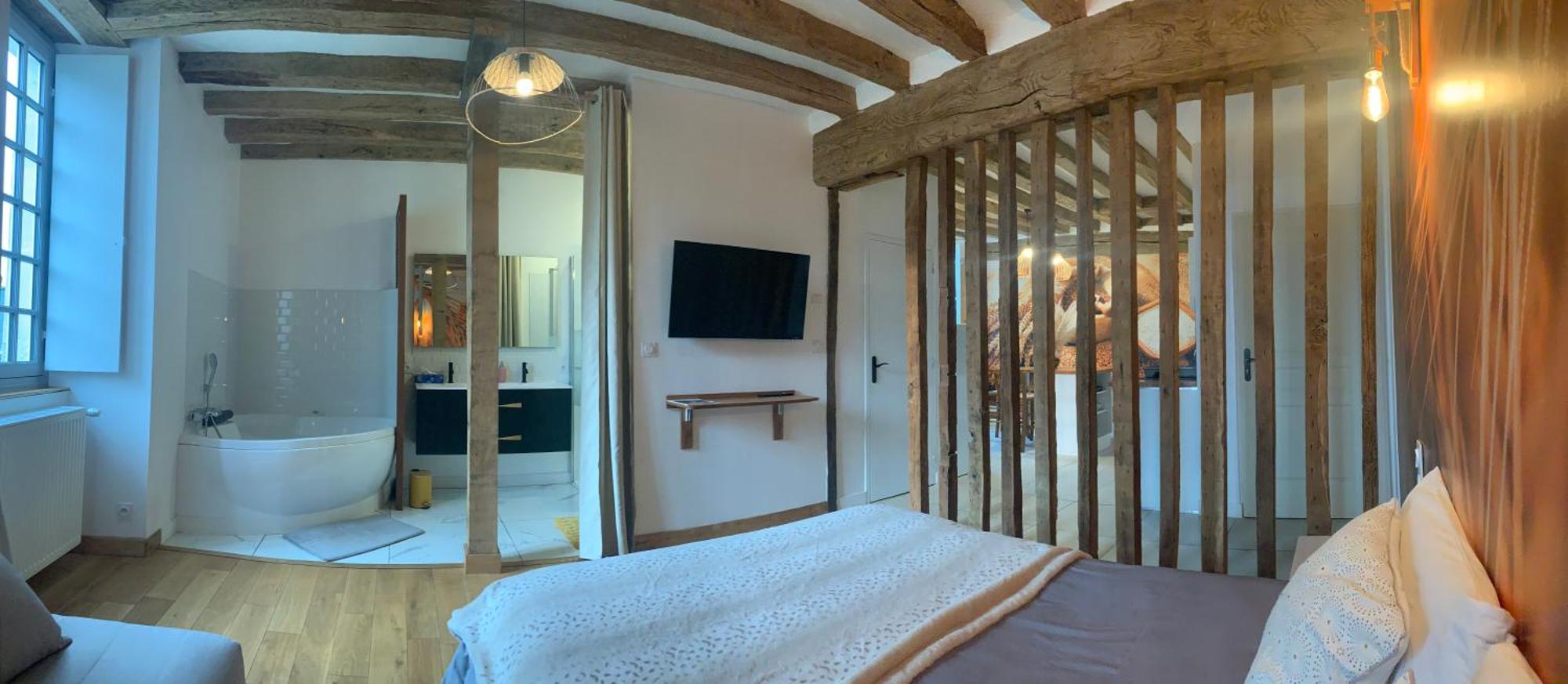 Bed and Breakfast Le Bas Chitray Ménil Exteriér fotografie
