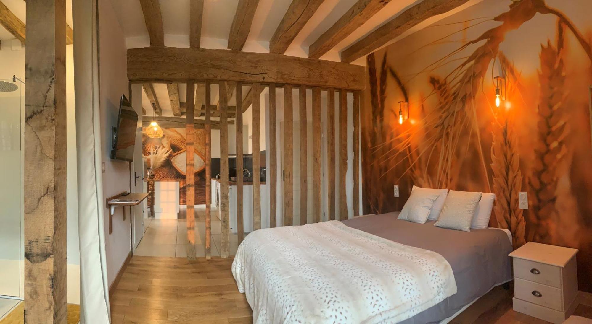 Bed and Breakfast Le Bas Chitray Ménil Exteriér fotografie